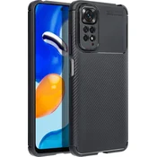 Carbon Elite TPU ovitek Xiaomi Redmi 13C/Poco C65 - črn
