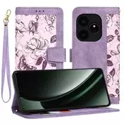 Etui Techsuit FlipCraft za Realme GT 6 - mysterious purple