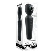 Evolved Rainbow Sucker Wand Multi-Function Stimulator Black EN-RS-1201-2