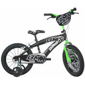 BMX crni bicikl velicine 16