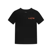 Calvin Klein Majica Small Chest LVCKTJA40B Črna Regular Fit