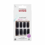 KISS Gelirani nohti Gel Fantasy Jelly Color 28 kos