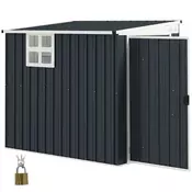 Homestar Vrtna uta 128x193x181 cm temno siva