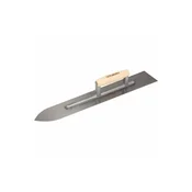 Kubala Lopatica Steel pointed trowel, 600 x 90 mm, wooden handle