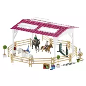 SCHLEICH jahalna šola z jezdeci in konji (42389)