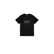 ALPHA INDUSTRIES Majica zlato-rumena / temno siva / črna