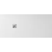 Gelco Mitia Pravokotna Bela Tuš Vanička 200x90 cm Iz Litega Marmorja