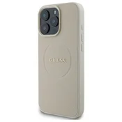 Guess GUESS HARDCASE GRINDED RING OVITEK ZA IPHONE 16 PRO MAX 6.9 ZA MAGSAFE