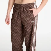 Superge adidas Firebird Loose Monogram Track Tracksuit Bottoms Aurora Coffee/ Earth Strata/ Sandy Pink S