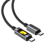 Polnilni in podatkovni 60W USB-C v USB-C kabel Acefast C21-03 - 480Mbps - 1.2m - black