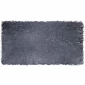 Tepih od umjetne ovcje kože TAFALLA Antracit 80 x 150 cm