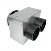 shumee Razdelilna omarica, razdelilnik prezračevalnih cevi, premer 125, 2x75 mm, E-KSR-2X75/P-125-OC-K