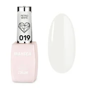 hibridni LED/UV lak za nohte 10 ml - retro bela - 019