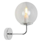 GH STENSKA SVETILKA SIENA CHROME, 1-PLOŠČANA SVETILKA BREZ SENČNIKA E14