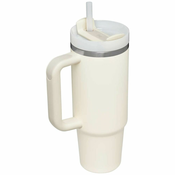 Stanley Quencher H2.O FlowState™ Tumbler tumbler sa slamkom od nehrđajućeg čelika Cream 890 ml