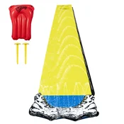 Wham-O Wham-O Slip N Slide Wave Rider 18ft z boogie desko, poletne zunanje igrače za otroke od 5 do 12 let, popolno za zabave na travniku, (22114375)