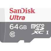 SanDisk Ultra microSDXC 64GB 100MB/s UHS-I U1 klasa 10 + adapter
