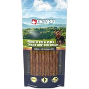 Priboljšek Ontario Protein piščanec, žvečljiva zvita palčka 10 kos 12,7 cm, Small