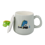 Šalica za caj bijela 350ml Cool Dino
