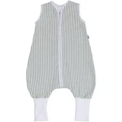 Bubaba by FreeON spalna vreča - letna z nogicami 18-30 m muslin zelene črte 87516