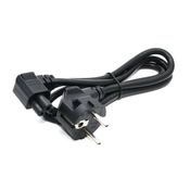 C-TECH napajalni kabel 1,8 m VDE 220/230V napajanje prenosnega računalnika 3 pin Schuko, zlomljen