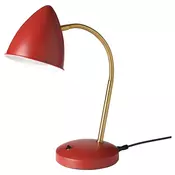 ISNALEN LED radna lampa, crvena/boja mesinga