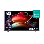 Hisense 65A6K LED televizor 165,1 cm (65") 4K Ultra HD Pametni televizor Wi-Fi Crno 300 cd/m2