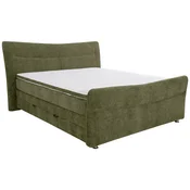 Esposa BOXSPRING POSTELJA 140 cm  x 200 cm , tekstil olivno zelena