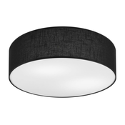 Plafonska lampa SIRJA DOUBLE 4xE27/15W/230V precnik 45 cm crna
