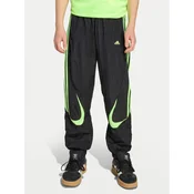 adidas Spodnji del trenirke Teamgeist JY6321 Črna Loose Fit