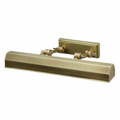 Elstead CHAWTON-PLM-AB - Svetilka za sliko CHAWTON 2xE14/40W/230V medenina