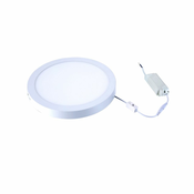 Nadometni LED panel 24W 3CCT 1920lm fi 300mm 3 barve svetlobe (možnost izbire z gumbom))
