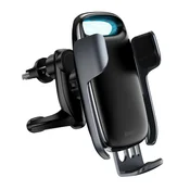 BASEUS MILKY WAY držac za automobil za ventilaciju, LED indikator, CRN WXHW02-01