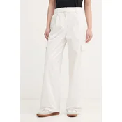Calvin Klein Jeans hlače ženske z bombažem