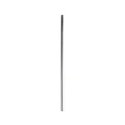 Stainless-steel straight straw, 21,5 cm - Grunwerg