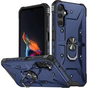 GS Oklepni ovitek za Samsung Galaxy A14 4G/5G, z obročem, temno moder