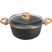 Lamart LT1247 posoda s pokrovom Natur, premer 24cm