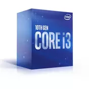 INTEL Core i3-10100F 4 cores 3.6GHz (4.3GHz) Tray