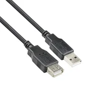 USB podaljšek 3m MOŠKI-ŽENSKI AM/AF USB 2.0 M555016