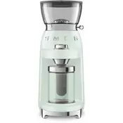 SMEG CGF03PGEU kavni mlincek v pastelno zeleni barvi.