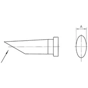 WELLER SPAJK, KONICA LT CC OKROGLA DOLGA ZAŠČITENA 3,2 MM