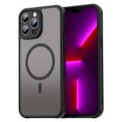 Hibridni ovitek HaloFrost II MagSafe za iPhone 13 Pro Max - black