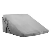 VEVOR Vzglavnik za posteljo nastavljiv ortopedski 56x30x235 cm siva