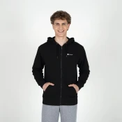 Slazenger Muški duks sa kapuljacom Logo Full Zip Hoody, Crni