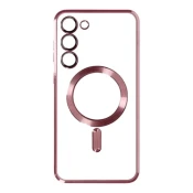 Silikonska futrola Magsafe SAMSUNG S25+ ROZE