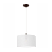 LED luster na sajli NOEL 1xE27/60W/230V bela