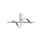 Opviq metalni luster, 41x25x16cm, srebrni
