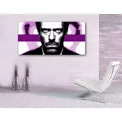 Rucno slikane slike na platnu Pop Art Dr. HOUSE 1-delne 60x120cm ()