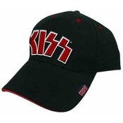 Kiss Kapa Red on White Logo Black