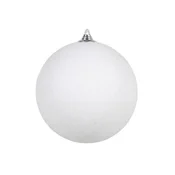 Rayher. Božični balonček, bel z bleščicami, 18cm